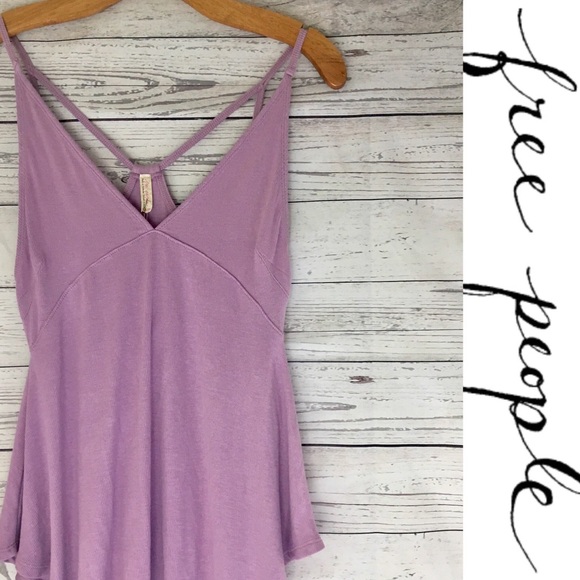 Free People Tops - Free People Lavender strappy New Century Tank Top